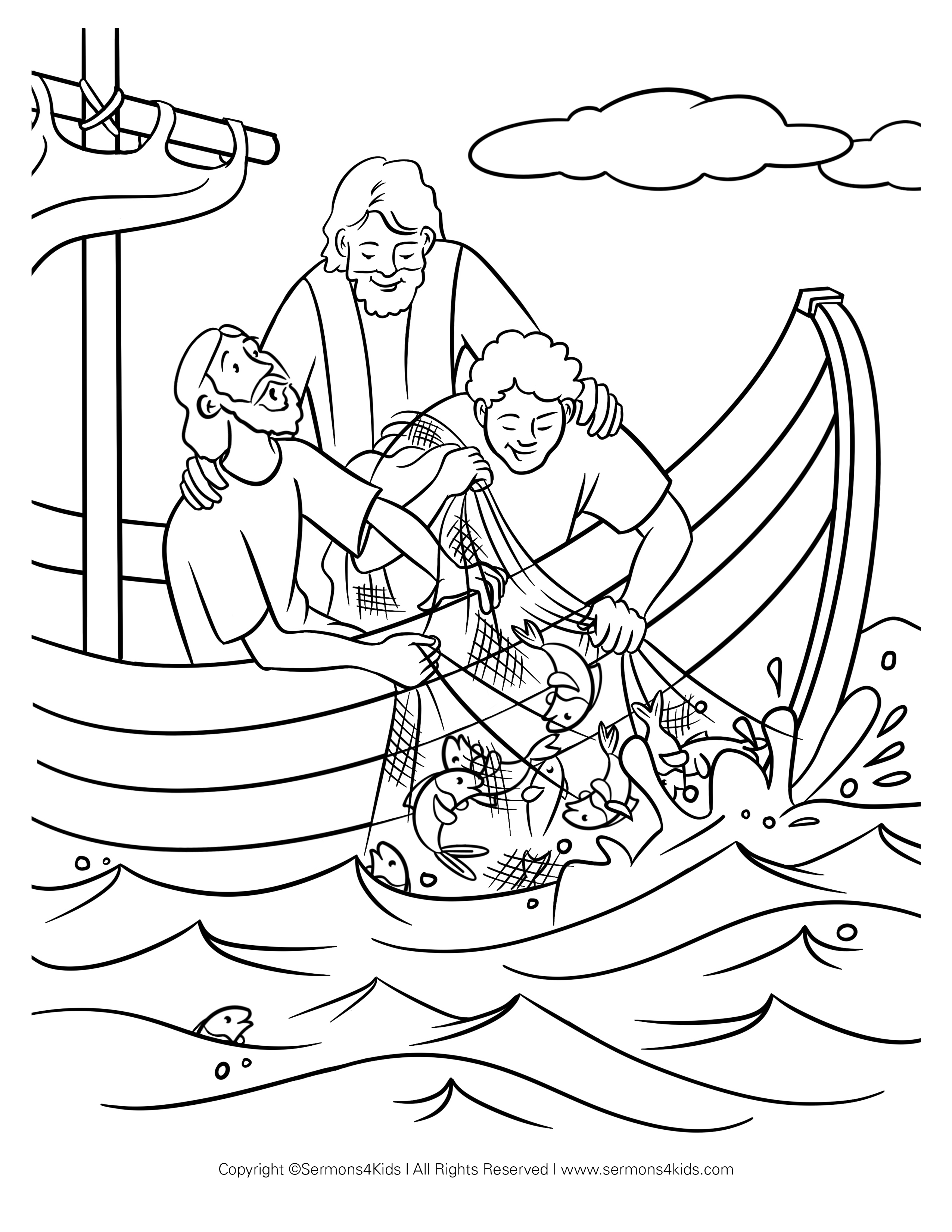 Jesus-helps-catch-fish-coloring-page