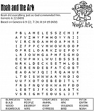 Noah And The Ark Crossword Sermons4kids