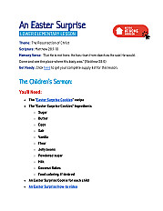 Easter Surprise Children S Sermons