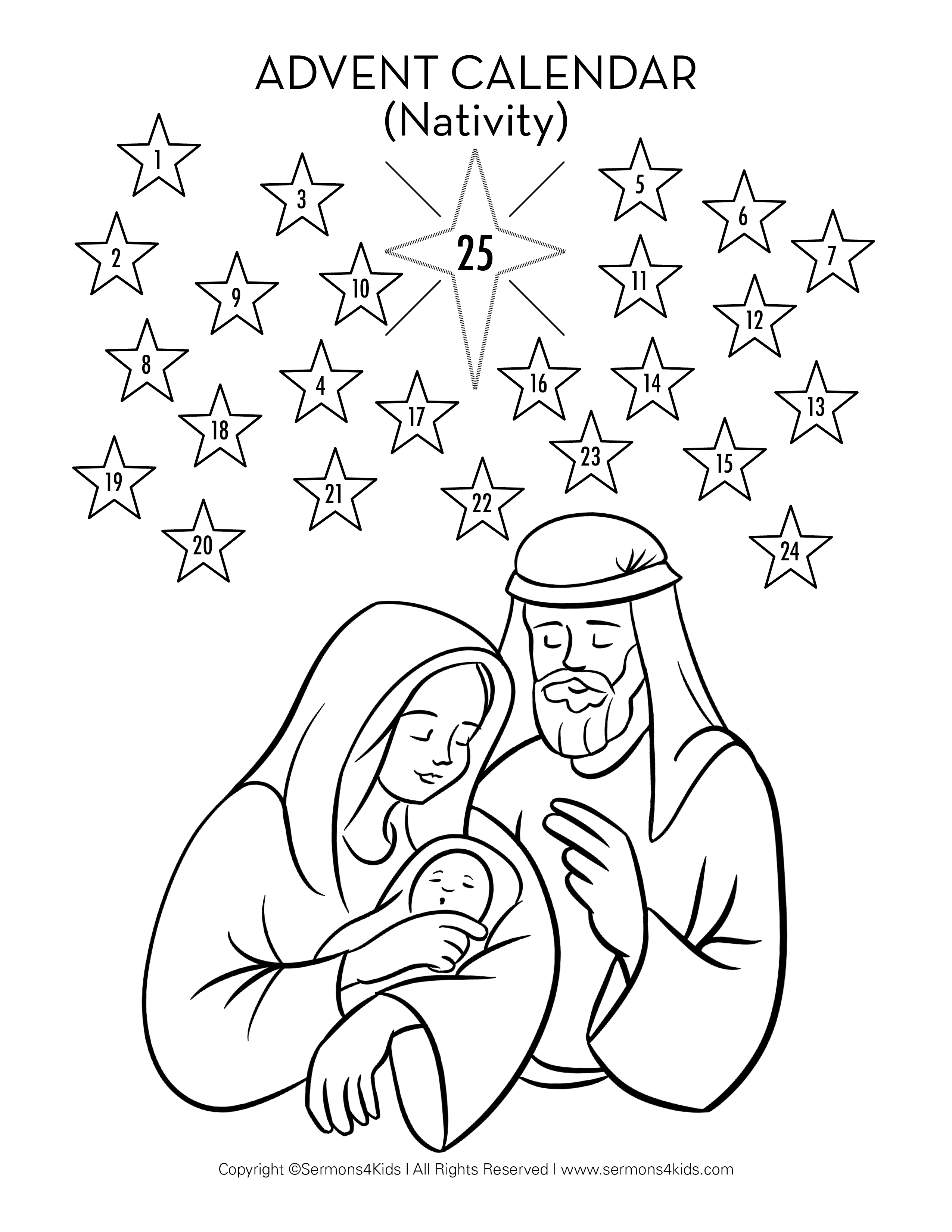 Advent Calendar (Nativity)
