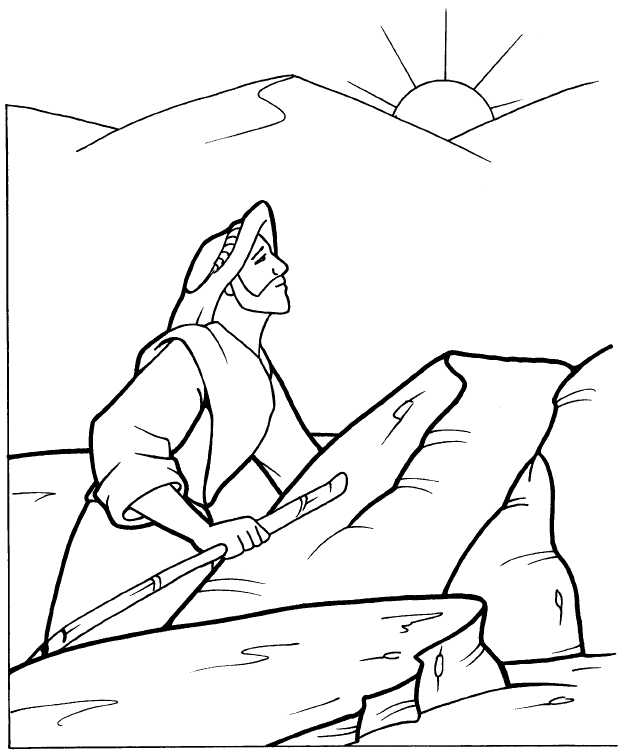 free bible coloring pages jesus tempted