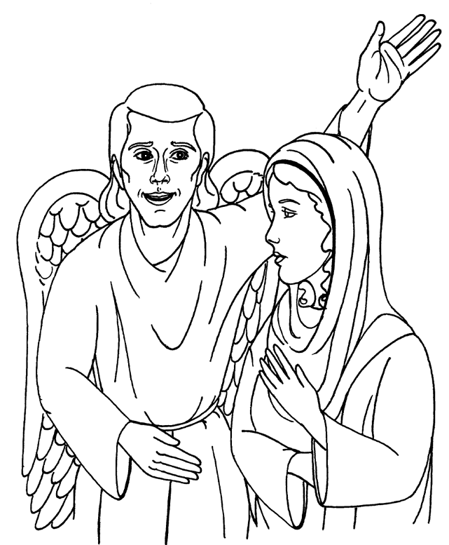 An Angel Appears to Mary #3