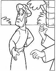 Rich Young Ruler Coloring Page Sermons4kids