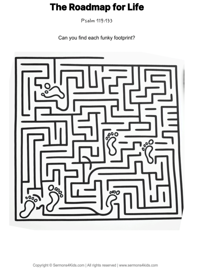 The Roadmap for Life maze