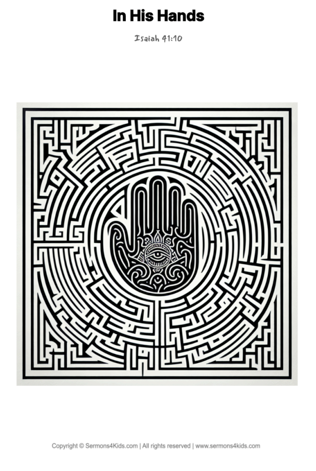 In His Hands maze