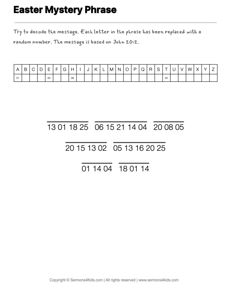 It's Empty! cryptogram