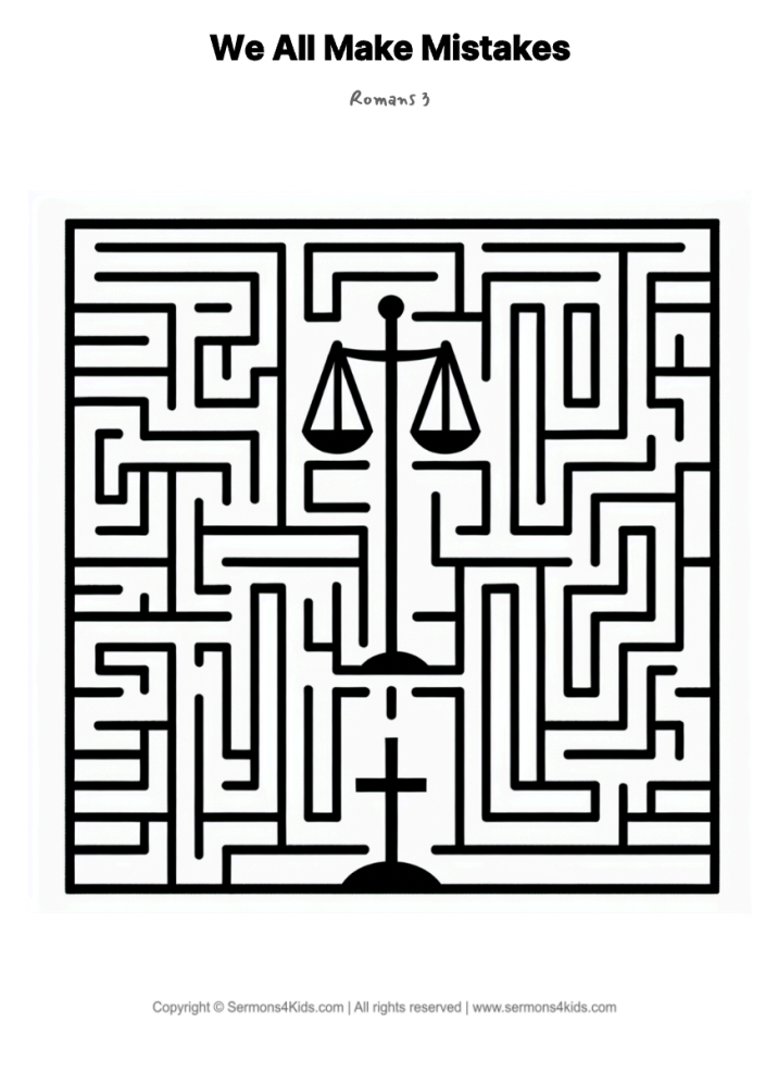 We All Make Mistakes maze