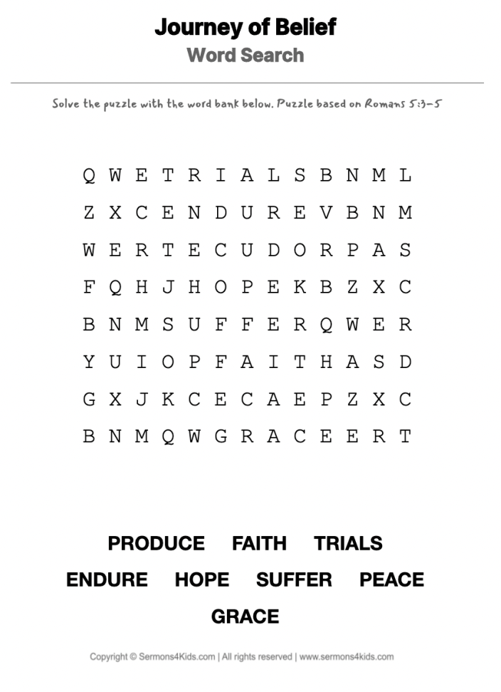 Making Pearls word-search