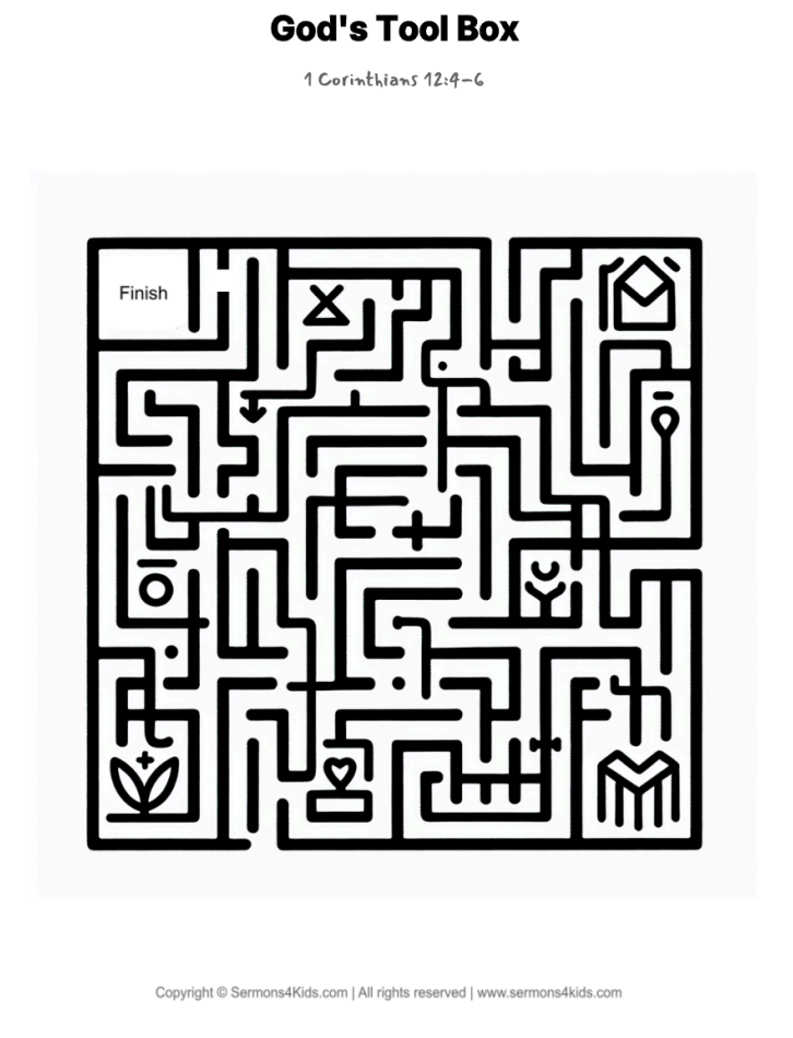 God's Tool Box maze