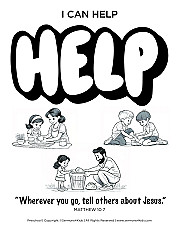 Help Preschool Handout for Delivering the Good News
