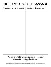 DESCANSO PARA EL CANSADO | Primaria inferior