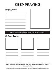 Keep Praying | Upper Elementary