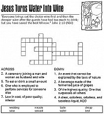 Jesus Turns Water Into Wine Coloring Page Sermons4Kid