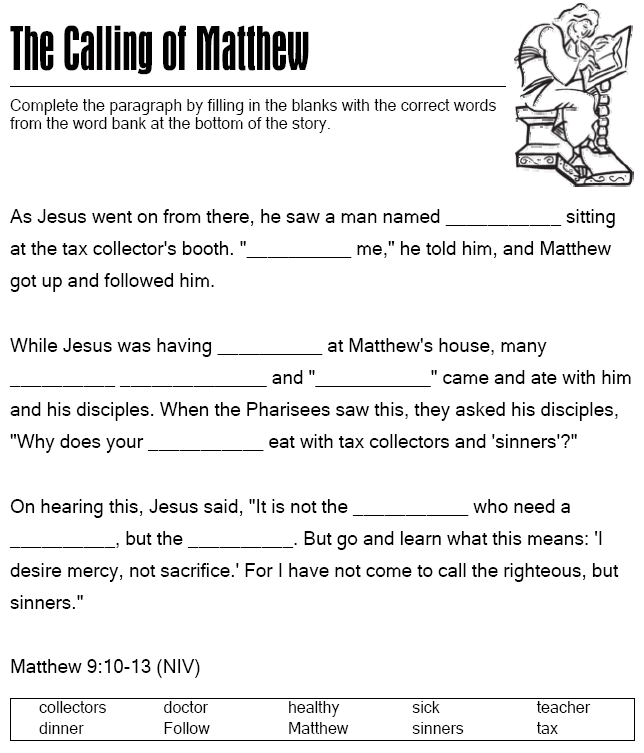 The Calling of Matthew