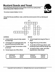 Parable of the Mustard Seed Crossword | Sermons4Kids