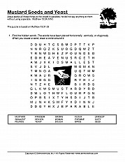 Parable of the Mustard Seed Word Search | Sermons4Kids