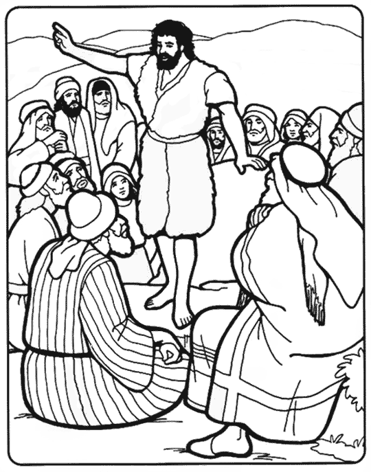 John the Baptist Teaching