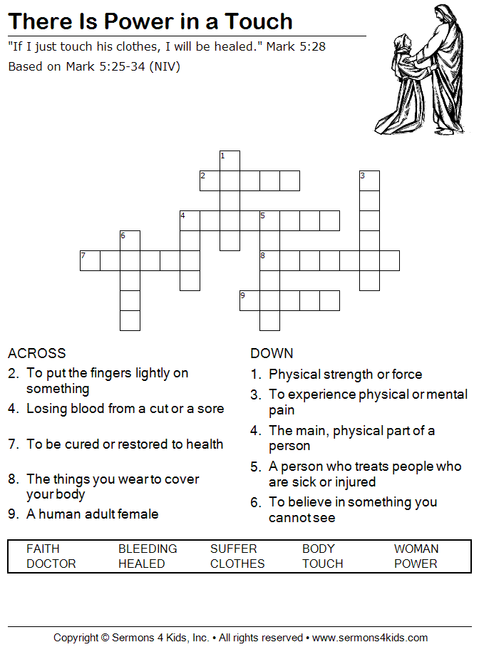 Power in a Touch Crossword