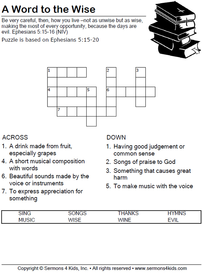 Crossword Clue Wise Saying