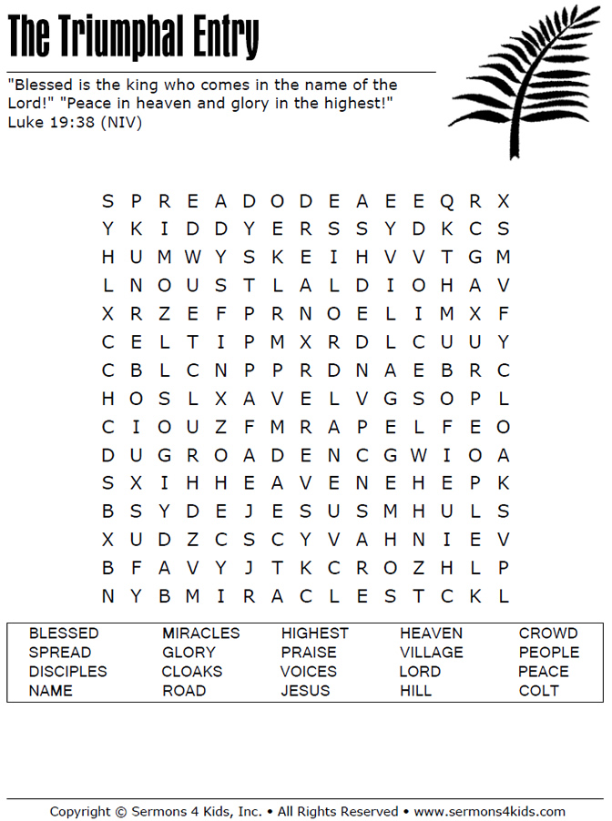 pin on lent kids free palm sunday coloring pages bible lessons games